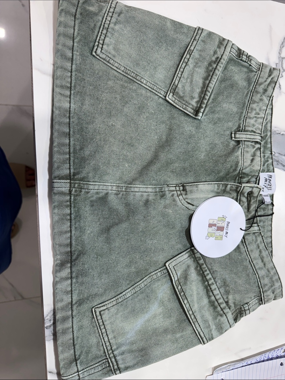 Princess Polly Olive Green Utility Mini Skirt